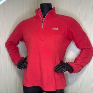 The North Face Women’s Glacier Fleece 1/4 Zip Pullover Pink – Size medium
